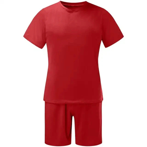 Ensembles Courts Homme Personnalisables en Coton Jersey Respirant pour l'Été – 240 GSM, Couleur Unie, Qualité Supérieure – Vente en Gros - Product Image 1