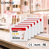 Afficheur numérique COMPAX 1,54 pouces, synchronisation en temps réel, BLE5.0, encre électronique 4 couleurs, longue durée de vie de la batterie, gestion des magasins de détail