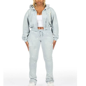 Conjunto Deportivo para Mujer, Traje para Correr, Cómodo y Transpirable, para Entrenamiento Físico y Running - Product Image 1