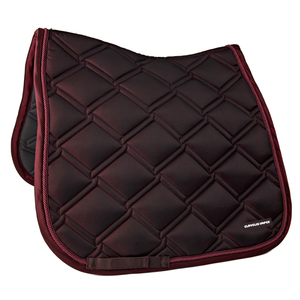 Tapis de selle western haut de gamme matelassé en diamant, doublé polaire doux, respirant, confortable pour l'entraînement équestre, personnalisable, vente en gros - Product Image 1