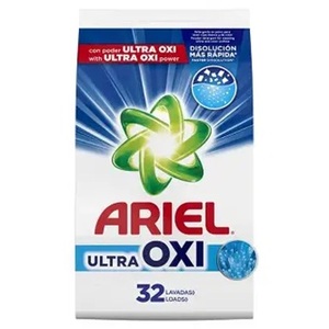 Detergente en Polvo Ariel Ultra Oxi, Aroma Original, 2.7 kg, 60 Lavados - Product Image 4