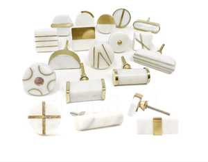 Oukali ลูกบิดเปลือกเกล็ดทำจากเรซินสำหรับตู้ห้องครัว - Product Image 2