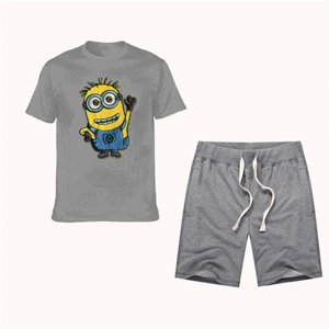 Conjunto de pantalones cortos para correr de dos piezas para hombre, verano 2025, logotipo con estampado personalizado para hombre, 2 conjunto corto de dos piezas, camiseta y conjunto corto para hombre, OEM - Product Image 1