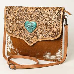 Nouvel arrivage d'enveloppe bohème personnalisée avec pompon sac de messager écologique en cuir véritable fabriqué à la main pour l'outillage d'automne de haute qualité - Product Image 1