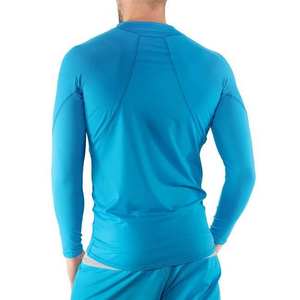 <b>Mens</b> Fitness Rash Guard <b>Compression</b> <b>Shirt</b> New Fashion Streetwear Style, Sublimation Printed Solid Color Sportswear - Product Image 5