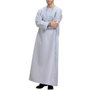 Haute qualité hommes Jubbah gros marocain Jubba Thobe ensemble hommes musulman arabe robe islamique vêtements chaud musulman mâle Abaya - Product Image 1