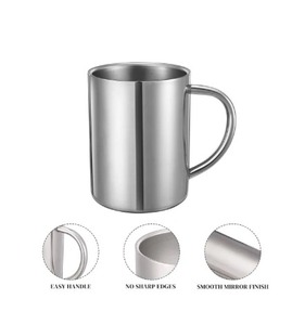 สินค้าขายดีปี 2025 แก้วกาแฟและชาสแตนเลสสองชั้น, แก้วกาแฟและชาเหล็กสองชั้น, แก้วกาแฟเหล็ก - Product Image 6