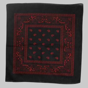 Handmade <b>Square</b> Hip Hop Street <b>Scarf</b> Custom Dyed Cotton and Silk Solid Color Print Fashion Style Bandana - Product Image 3