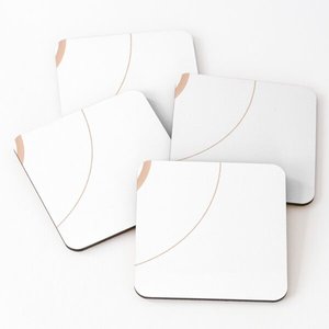 Venta al por mayor logotipo personalizable impermeable restaurante Hotel café y té esmalte impresión posavasos de madera antideslizante Mat en blanco posavasos conjunto - Product Image 5