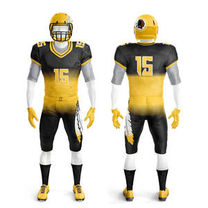 Venta al por mayor OEM uniforme de fútbol americano nueva moda tamaño personalizado uniforme de fútbol americano más vendidos uniformes de fútbol americano - Product Image 2