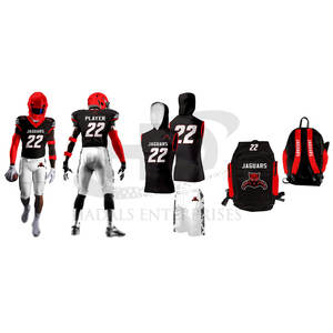 Uniforme de fútbol americano resistente hecho a medida venta directa de fábrica uniforme de fútbol americano - Product Image 1