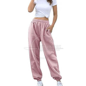Meilleurs matériaux Conception personnalisable Marque privée Pantalons de survêtement décontractés pour femmes Fabricant haut Respirant et élégant - Product Image 2