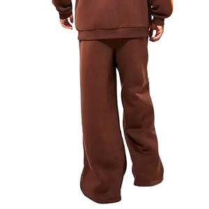 Chándal de felpa francesa con logotipo personalizado, conjunto de Sudadera con capucha para hombre, chándales de algodón de lana gruesa de peso pesado en blanco para unisex - Product Image 2