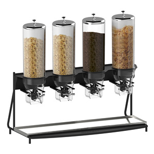 Distributeur de céréales à 4 tubes larges pour le stockage alimentaire et l'utilisation comme conteneur - Product Image 1