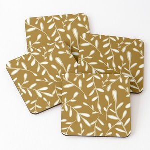 Strong Wooden & Stone <b>Coaster</b> Trendy Wood & Enamel Print <b>Coasters</b> <b>Set</b> Home Decor <b>Coasters</b> High Selling New Design Table <b>Coasters</b> - Product Image 1