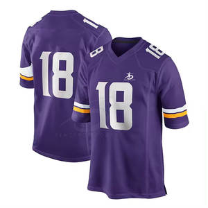 2025 Professional American Football <b>Jersey</b> New Design Lightweight and Breathable Plus Size Short Sleeves Wholesale - Product Image 1