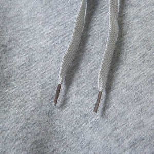 Sudadera con capucha cómoda y transpirable, ropa informal sólida, sudaderas con capucha básicas, algodón mezclado, bolsillo de canguro, prendas de vestir de Color gris - Product Image 2