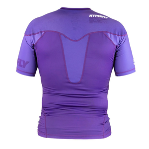 2026 Rashguard de compression à manches courtes pour MMA, avec logo personnalisé, pour l'entraînement aux arts martiaux, en Polyester/Nylon, Écologique - Product Image 6