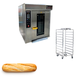 Easy to Use 8 Trays Rotary <b>Oven</b> Bakery Equipment Altuntop Trolley Video Technical Support <b>Oven</b> for <b>Baking</b> Bread Made in Vietnam - Product Image 1