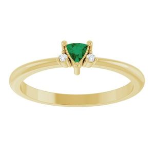 Anillo Stuller con Acentos en Oro de 14K y Rodio 72435:219P con Circonita como Piedra Principal para Compromiso, Boda o Regalo - Product Image 3