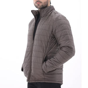 Chaqueta de Invierno Casual de Dos Tonos para Hombre, con Capucha Desmontable, Chaqueta de Invierno Impermeable Personalizada para Hombre - Product Image 3