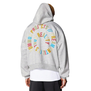 Meilleure qualité mode français éponge coton Polyester sans ficelle solide Normal régulier blanc plaine surdimensionné unisexe hommes sweats à capuche - Product Image 2