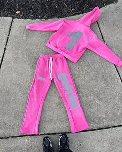 Conjunto de Pantalones y Sudadera con Estampado Personalizado, Logotipo Bordado, Primavera, 100% Algodón, Alta Calidad, Personalizable, Chándal para Hombre - Product Image 5