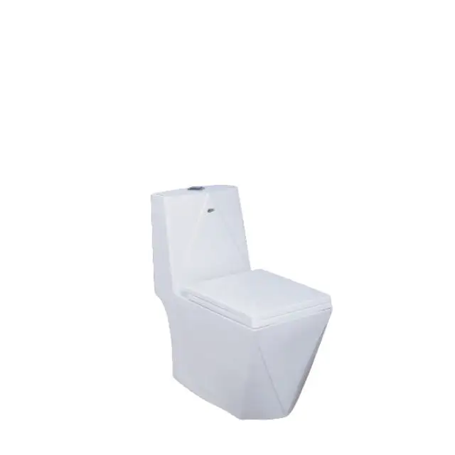 Perlengkapan kebersihan Toilet keramik kamar mandi Modern berlian satu bagian kursi Toilet dengan harga grosir dari India