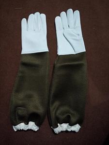 Gants d'apiculture de qualité supérieure Gants en cuir avec gants anti-piqûre en maille ventilée - Product Image 2