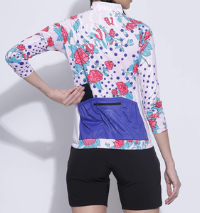 Combinaison de cyclisme de triathlon grande taille pour femmes avec fermeture éclair et poche Vêtements de sport personnalisés pour adultes pour l'équipe féminine - Product Image 6