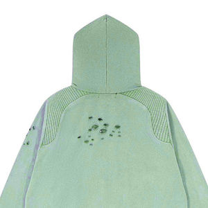 Sudadera con capucha de gran tamaño de Terry francés de alta calidad, sudadera recortada Unisex para hombre, sudaderas con capucha personalizadas y bordadas, Ronpex de alta calidad - Product Image 3