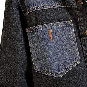 Brand New <b>Men</b> <b>Denim</b> <b>Jacket</b> Yellow Pink <b>Men</b> Street Clothing <b>Denim</b> <b>Jacket</b> <b>Men</b> High Street Hole Hip Hop Casual Jeans <b>Jacket</b> - Product Image 3