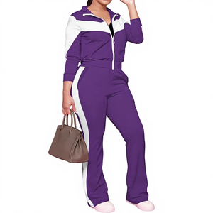 Ensemble de survêtement pour femmes, vêtements de sport décontractés, parfait pour l'entraînement, le streetwear et le confort quotidien - Product Image 1