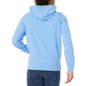 2023 Venta de fábrica Hombres Classic Sky Blue Pullover Hoodie 100% Algodón Durable Ecológico XS Tamaño Personalizado Estampado de dibujos animados Primavera - Product Image 4