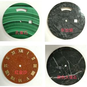 Esfera de reloj de latón de lujo profesional con esmalte con diseño de piedras preciosas - Product Image 5