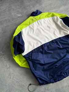 Logo personnalisé 100% Polyester Haft Zip Jacket Vêtements de sport à manches longues Jogger Boxy Fit Coupe-vent surdimensionné Coupe-vent Coupe ample - Product Image 5