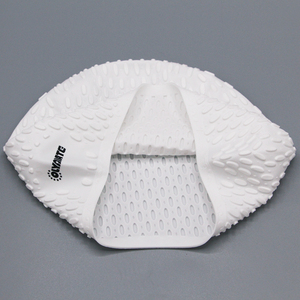 Gorros de natación impermeables personalizados <span class=keywords><strong>para</strong></span> mujer, protección <span class=keywords><strong>para</strong></span> los oídos, pelo <span class=keywords><strong>largo</strong></span> de silicona, con logotipo - Product Image 5