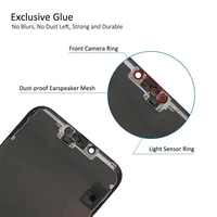 Écran tactile LCD de remplacement d'origine de haute qualité pour 14 Plus, garantie 1 an, 100 % testé