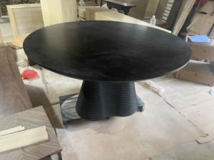 New Arrival Luxury Furniture Dining <strong>Tables</strong> Round Dining <strong>Table</strong> Set Modern <strong>Solid</strong> Ash <strong>Wood</strong> Dining <strong>Table</strong>