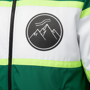 Chaqueta Bomber Larga Personalizada, Gruesa, Impermeable, Ecológica, con Cuello Alto, Capucha, Mangas Murciélago y Decoraciones Aplicadas - Product Image 4