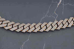 Lujo Miami Cuban Infinity Link Chain 10K 14K Oro VVS Claridad Moissanite Rodio Plateado IGI Certificado Elegante Iced Hip Hop - Product Image 5