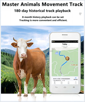 Traceur GPS C035 pour animaux de ferme, grande autonomie, service de synchronisation horaire, AGPS, étanche, pour animaux