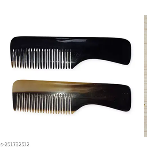 Peigne en corne naturelle de fabrication indienne pour démêler les cheveux longs et épais pour une utilisation en salon Prix d'usine direct-Peignes communs en gros - Product Image 4