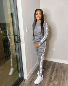 ชุดวอร์มสำหรับผู้หญิงชุดวิ่งออกกำลังกายชุดวอร์ม2ชิ้นชุดวิ่งออกกำลังกายโลโก้แบบกำหนดเอง2025ใหม่ - Product Image 5