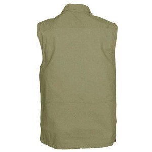 Chaqueta de exterior transpirable de alta calidad con logotipo personalizado para hombre, chaleco de trabajo informal, chaleco cargo sin mangas con múltiples bolsillos - Product Image 2