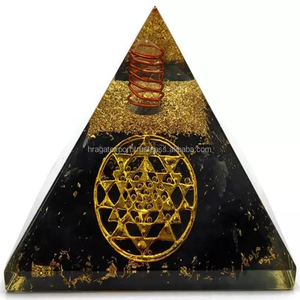 Pyramide en agate de qualité supérieure pour la guérison par l'orgonite, protection contre les ondes électromagnétiques, pyramides métaphysiques, pyramide en orgonite faite à la main - Product Image 6