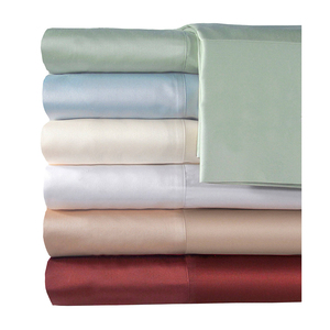 Juego de sábanas ajustadas profundas sólidas de algodón clásico tejido de lujo Uso doméstico y hotelero de alta calidad Tamaños personalizables para todas las estaciones ecológicos - Product Image 1