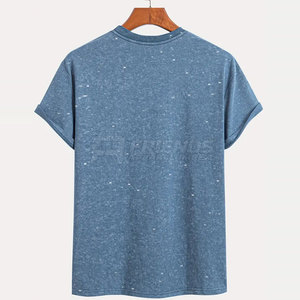 T-shirts Premium en Strass pour Hommes – Design Scintillant 100% Coton Léger et Confortable – Idéal pour les Fêtes et Tenues Décontractées - Product Image 2