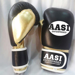 Guantes de Boxeo Personalizados de Piel Vacuna Dorada, Guantes de Entrenamiento de Boxeo al por Mayor - Product Image 5