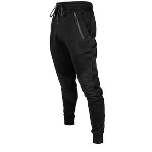 กางเกงวิ่งออกกำลังกายแบบลำลองเอวสูงของผู้ชายกางเกงผ้าฝ้ายบริการ OEM ดีไซน์ใหม่ผ้าฮิปฮอปสไตล์ฮิปฮอป - Product Image 1